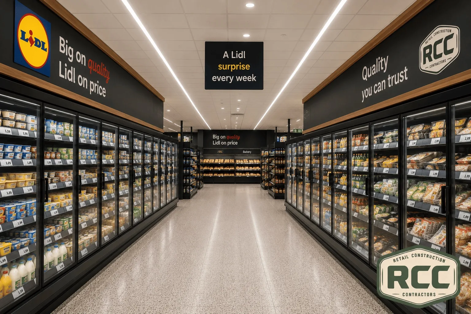 food retail construction company UK