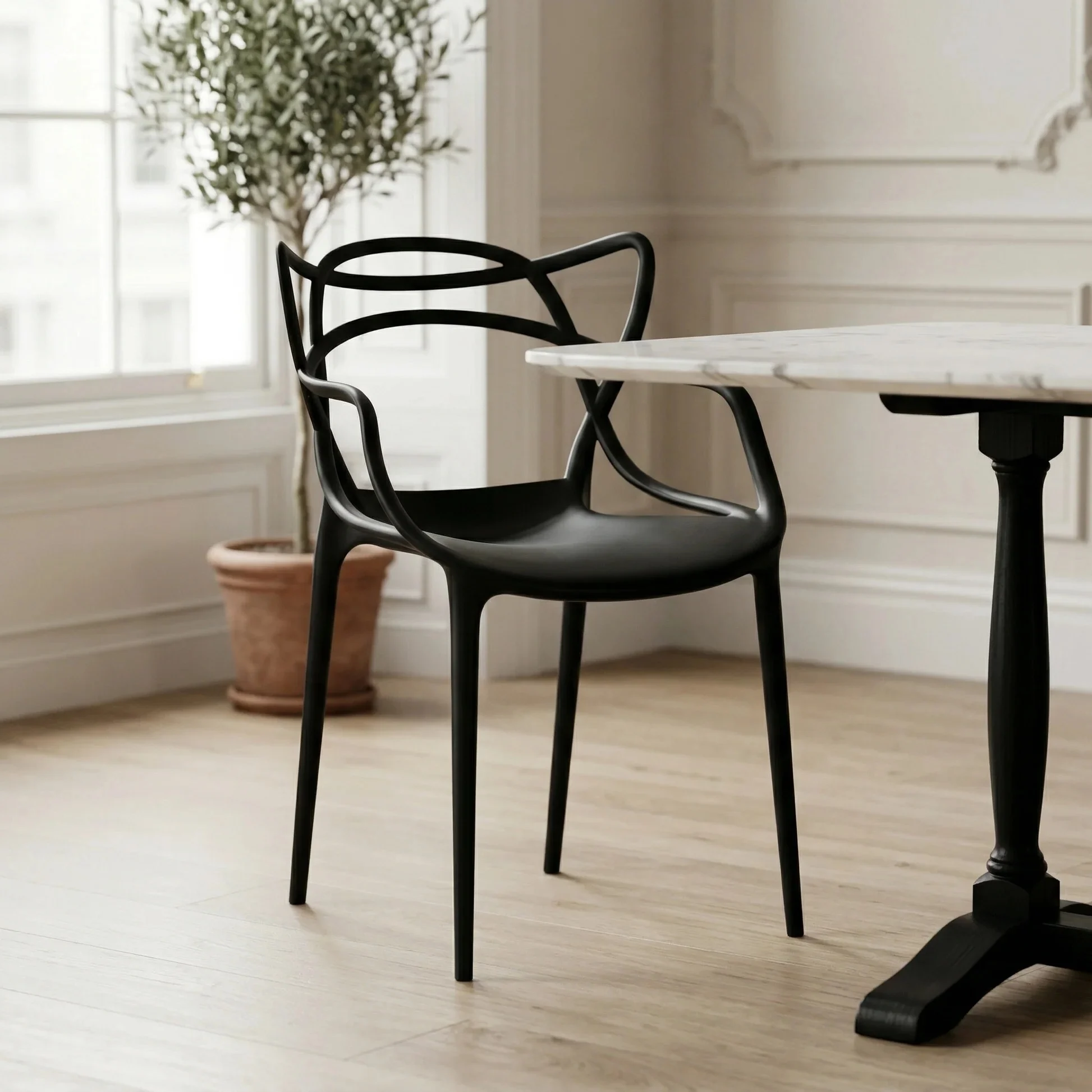 Black masters dining chair