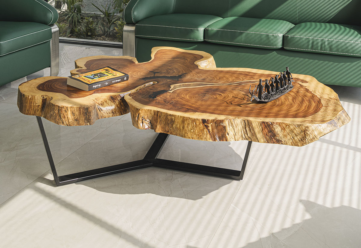 solid wood dining table